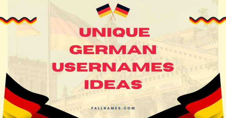 Unique German Usernames Ideas
